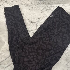 Lululemon Black Patterned Leggings